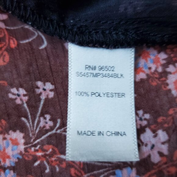 Sandy & Sid Semi-Sheer Patchwork Duster/Kimono Size Small - Picture 4 of 6